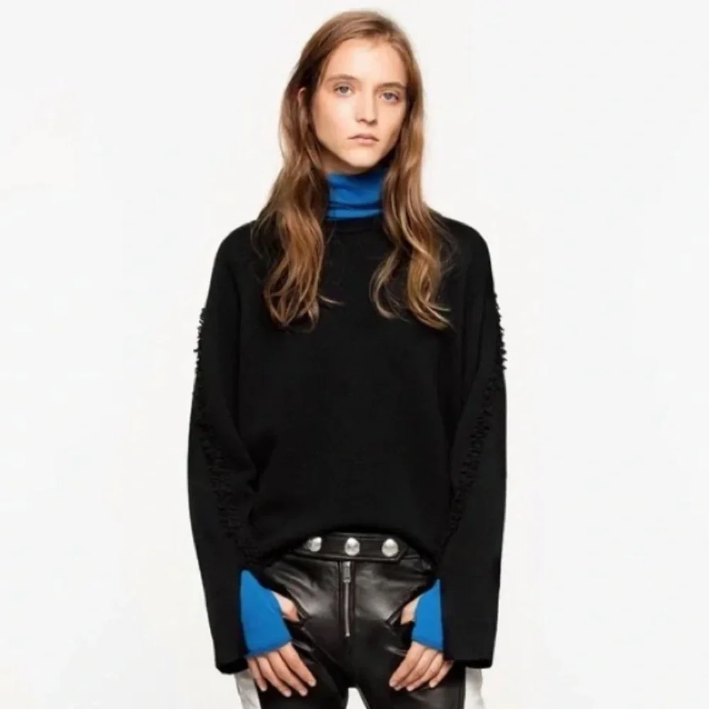 Zadig & Voltaire Justine shoulder button sweater Small - Picture 4 of 9